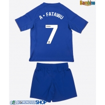 Maglie da calcio Leicester City Issahaku Fatawu #7 Prima Maglia Bambino 2025-26 Manica Corta (+ Pantaloni corti)